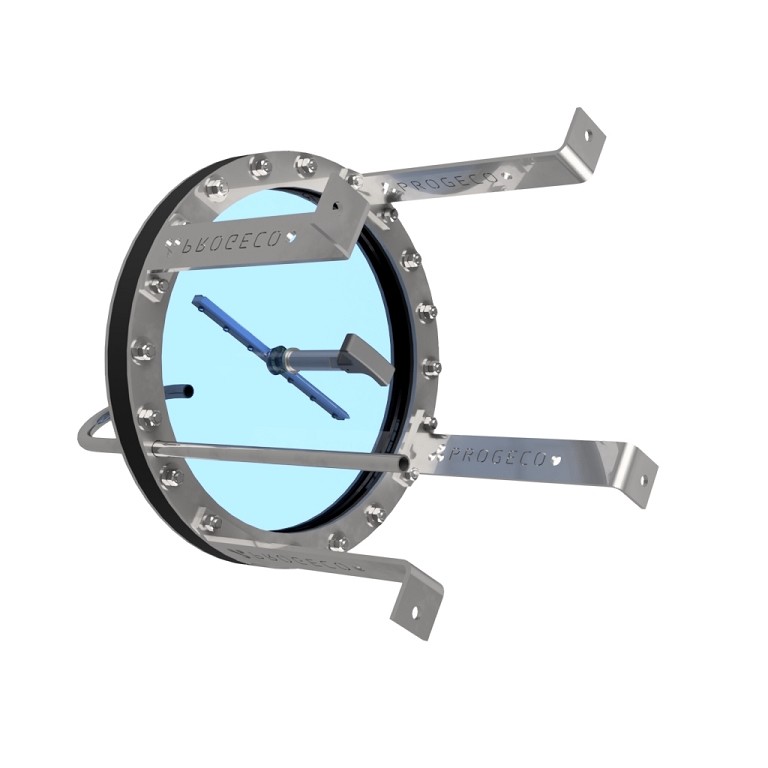 Oblò ispezione digestori anaerobici wall OBW biogas Progeco Oblò ispezione digestori wall OBW biogas Progeco