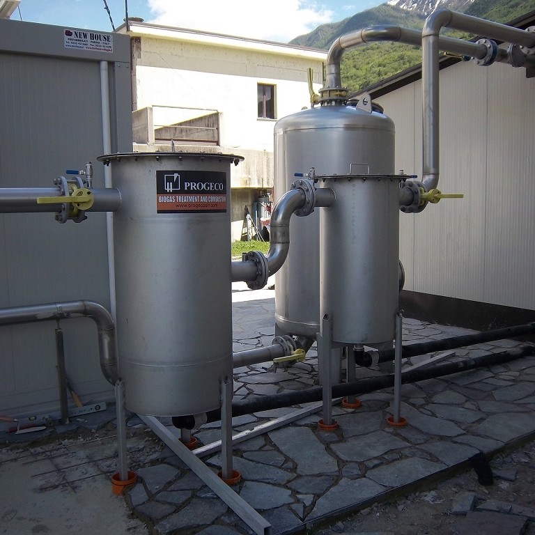 filtri biogas a candele ceramiche fcp Progeco-43 Filtri a candele ceramiche FCP-43