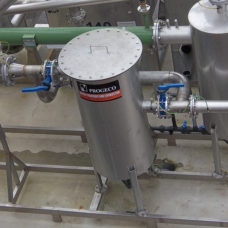 filtri biogas a candele ceramiche fcp Progeco-44 Filtri a candele ceramiche FCP-44